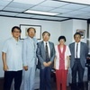 Professor  Tsun-wu Chang of Academia Sinica and his research team visited the Foundation