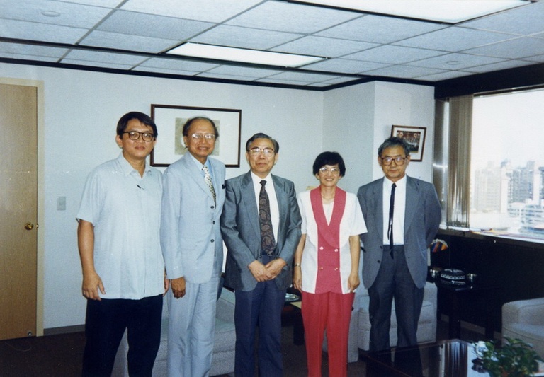 19940721中央研究院近史所張存武教授與研究團隊來訪