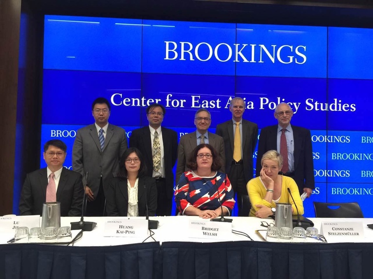 20160929朱雲漢執行長出席布魯金斯學會(Brookings Institution)「東亞軟實力競爭」研討會發表演講