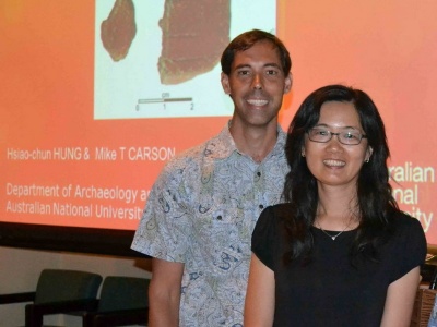 洪曉純與Mike Carson 洪曉純與Mike Carson