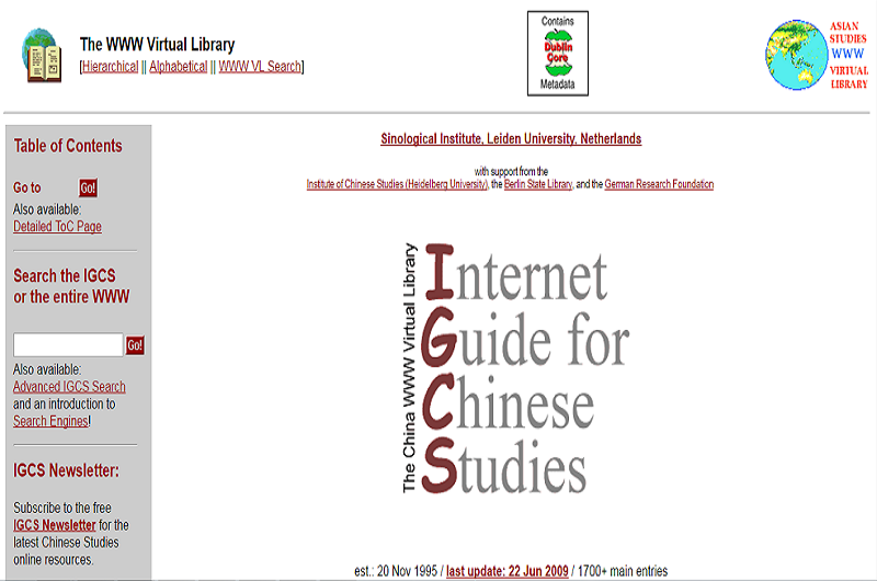 Internet Guide for China Studies Internet Guide for China Studies
